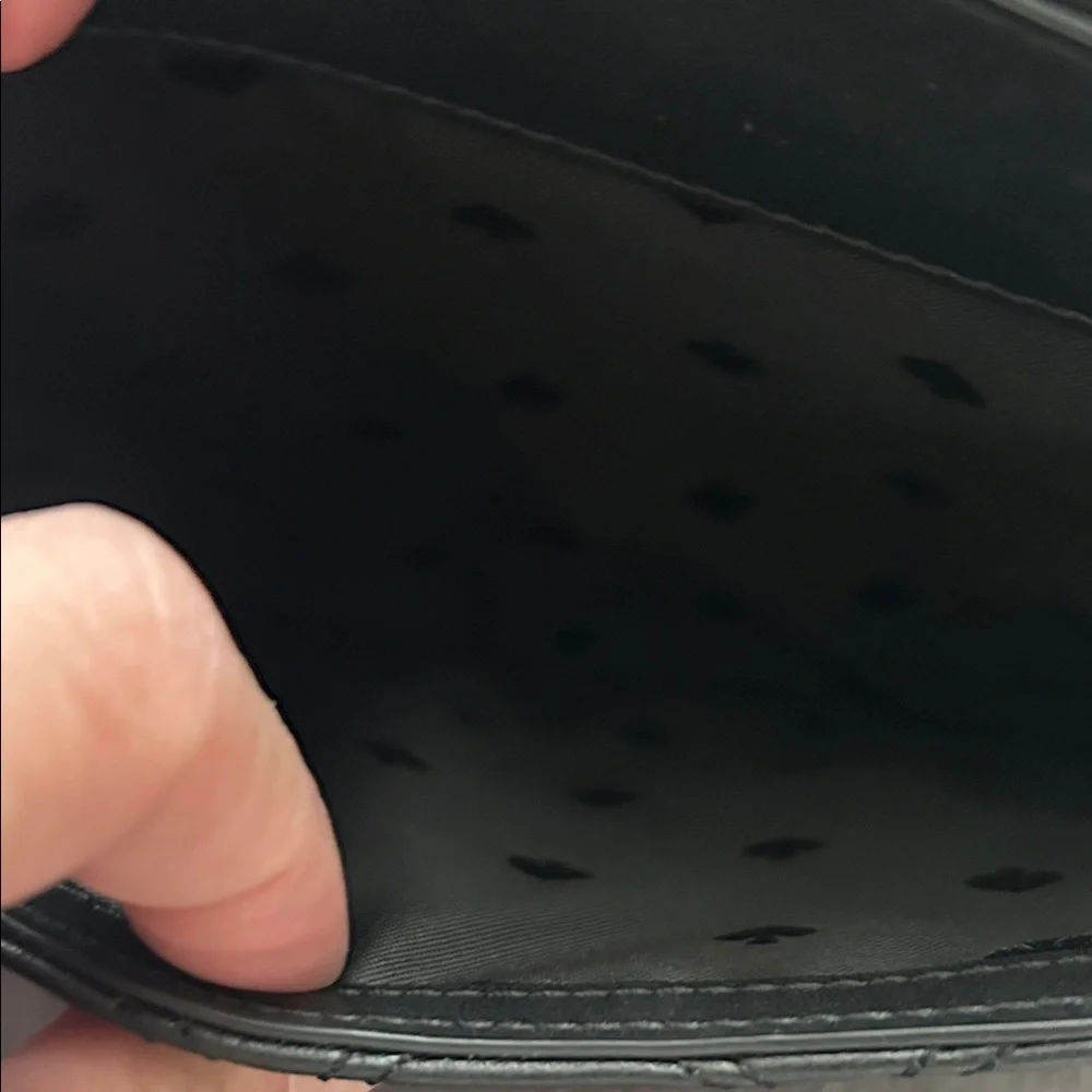 Kate Spade Black Quilted Pouch